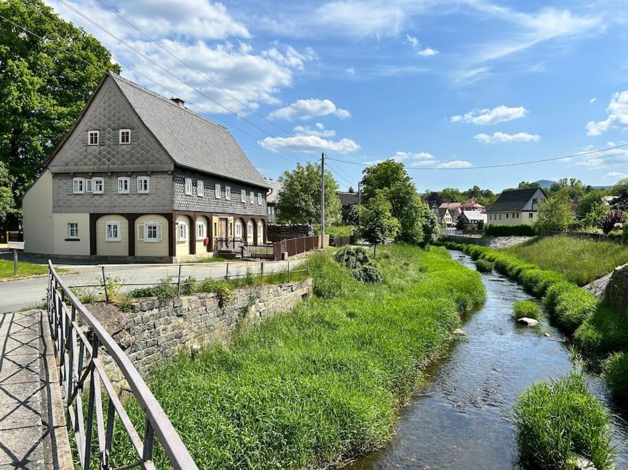 Ferienhaus Hexe Mit Whirlpool, Sauna, Garten Villa Grossschoenau Exterior photo